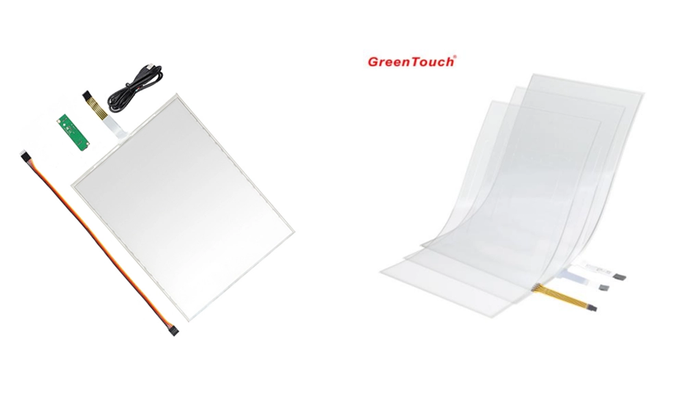 نظرية لوحة اللمس المقاومة تعمل