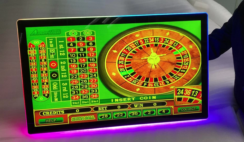 شاشة لمس بإطار شريطي LED