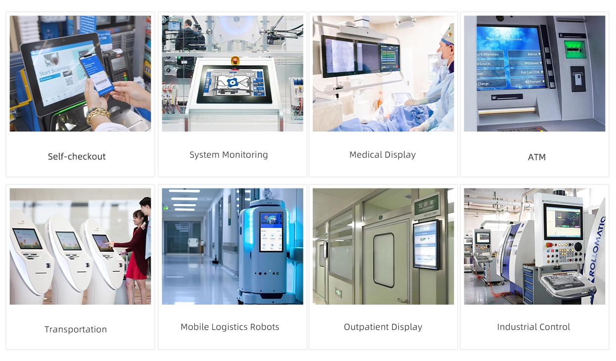 شاشة لمس بإطار مغلق 7-27 بوصة (سلسلة 3A)