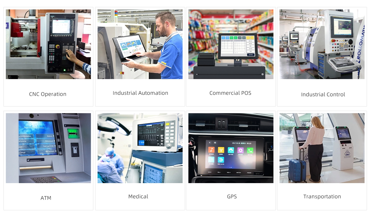 شاشة لمس مقاومة من 7 إلى 22 بوصة (5 أسلاك)