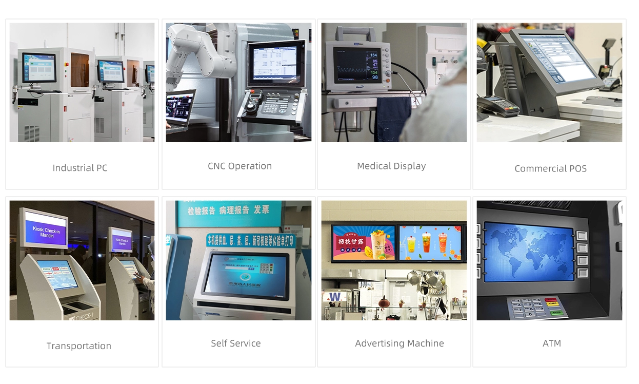 شاشة لمس بالأشعة تحت الحمراء من 15 إلى 23.6 بوصة (سلسلة TK)