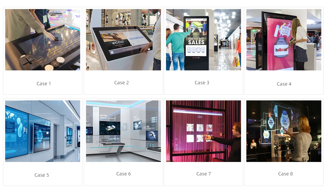 رقائق اللمس التفاعلية من 43 إلى 180 بوصة (سلسلة XTC)