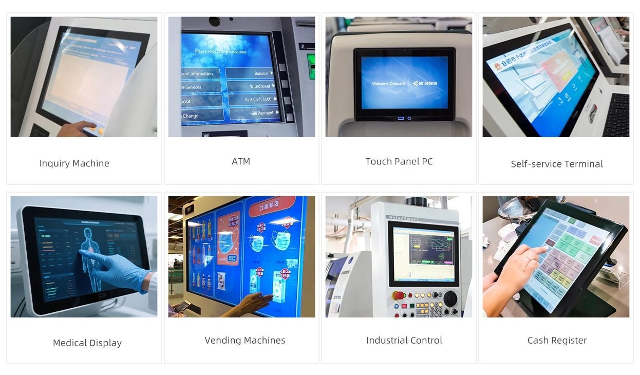 شاشة لمس سعوية من 10.4 إلى 23 بوصة