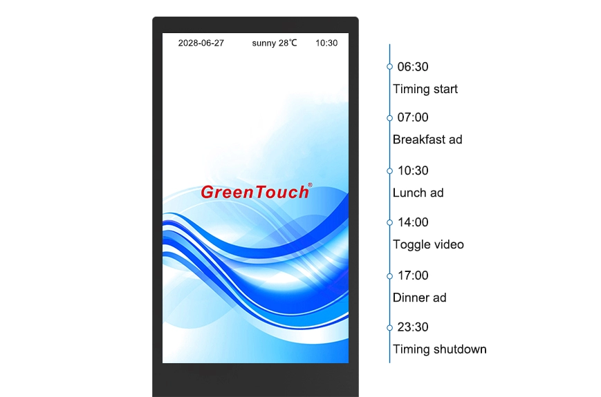 شاشات عرض رقمية أرضية 32-65 بوصة (سلسلة 6C)