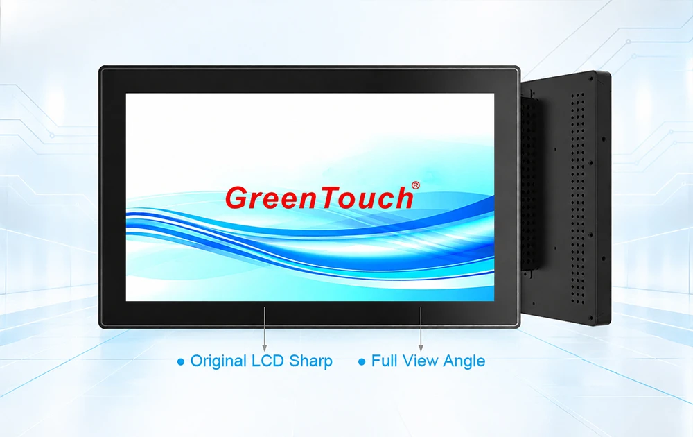 شاشة تعمل باللمس مقاس 15.6 بوصة ذات إطار مفتوح: GreenTouch على جودة شاشات LCD الصناعية، وتخصيص OEM، والتركيب، والامتثال
